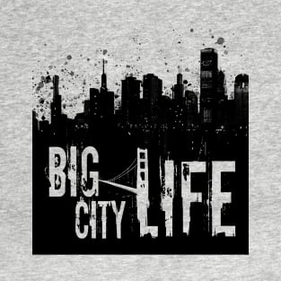 big city life black n white T-Shirt